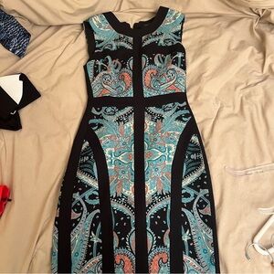 Beautiful paisley “SKY” bcbg dress